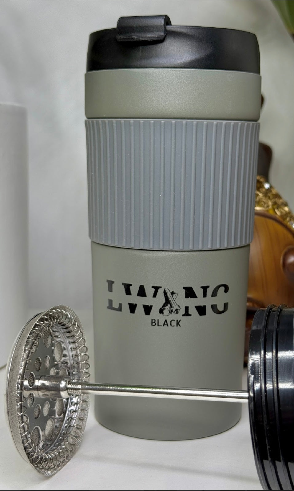 500 gram lwang black + french press