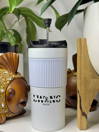 french press/plunger